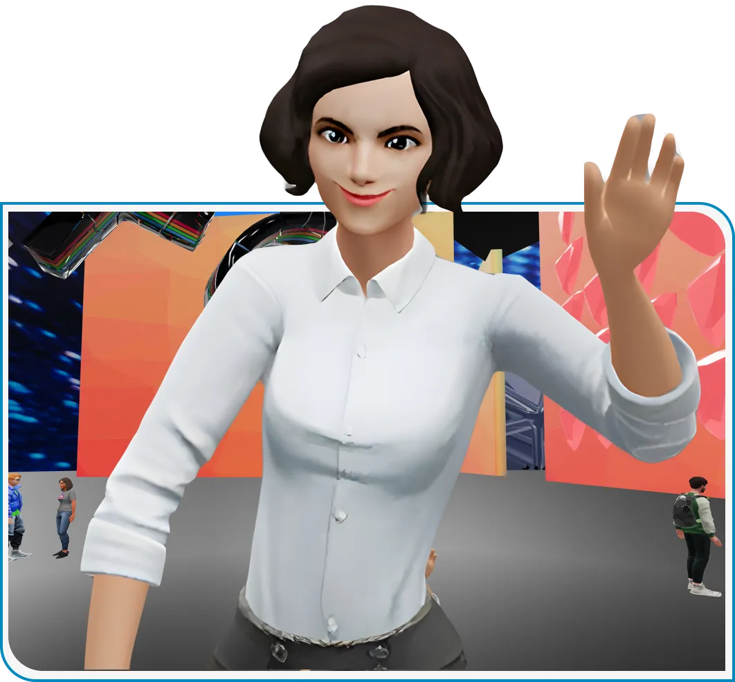 Avatar from Captic's Metaverse platform - the foundational technology for limitless virtual worlds with avatars